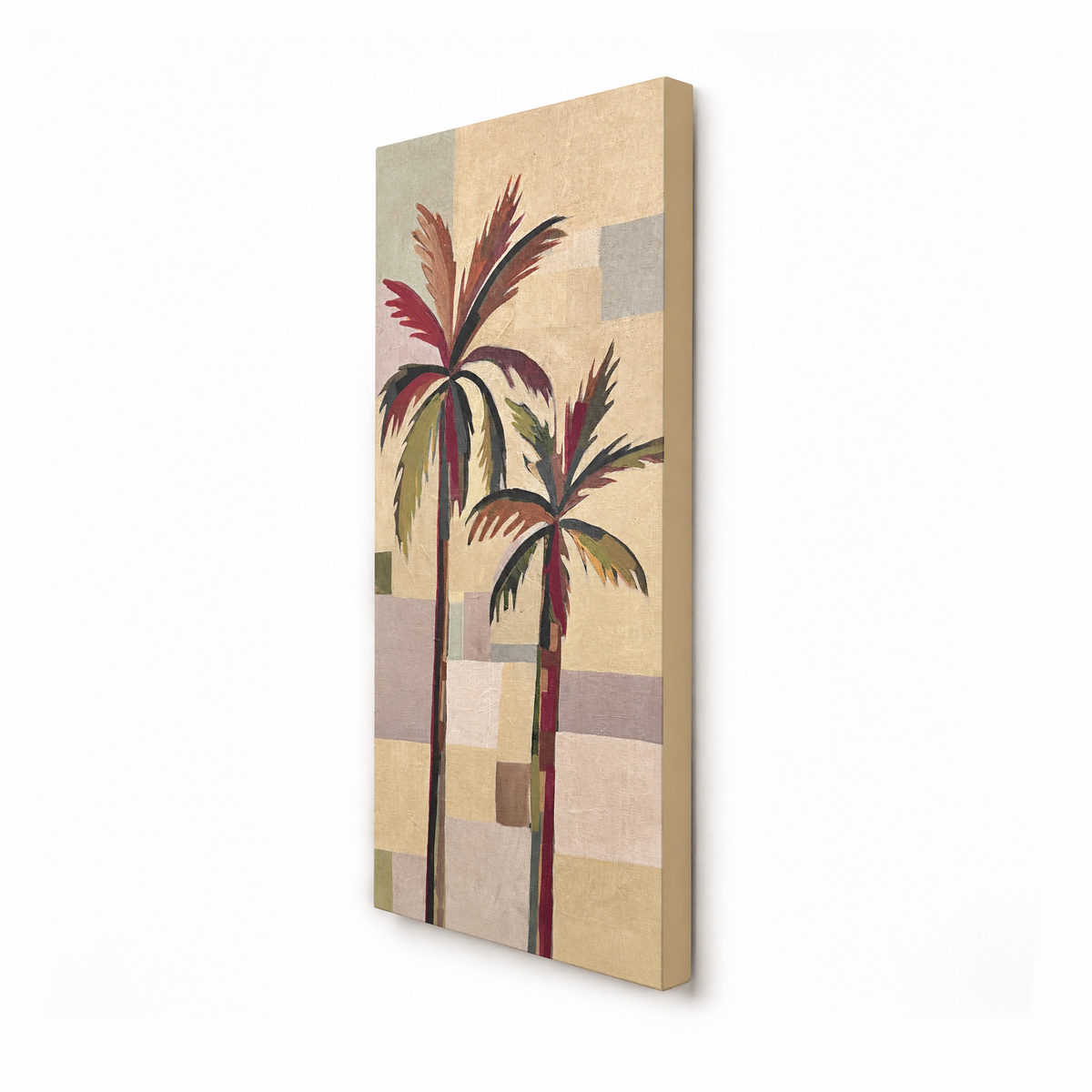 SET OF 2, 24"x12" EACH: Palm I and II