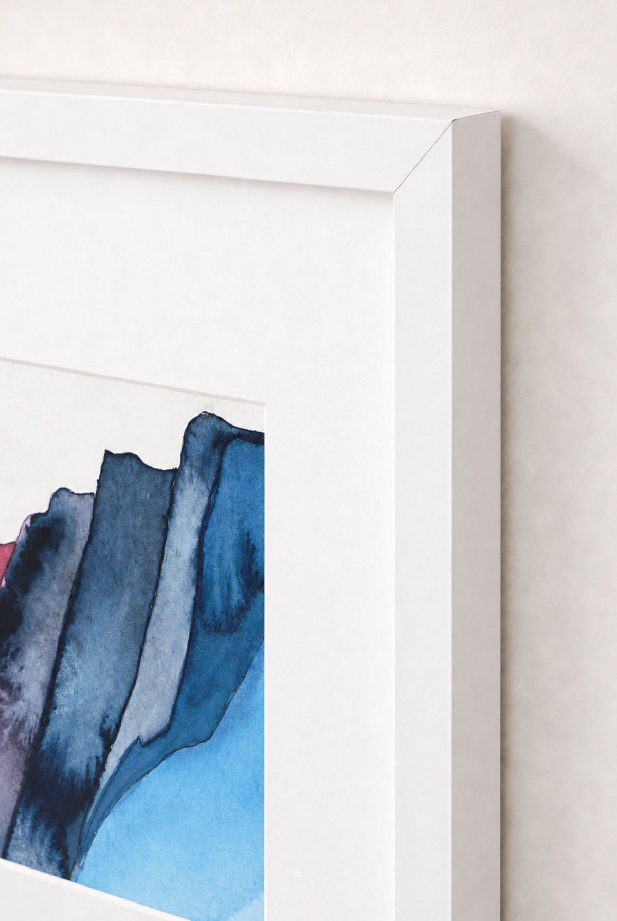 Set of 4, 9"x9" EACH: Moraine Lake Banff National Park, Magenta Wave Study, Alabama Hills California, Palisades Study