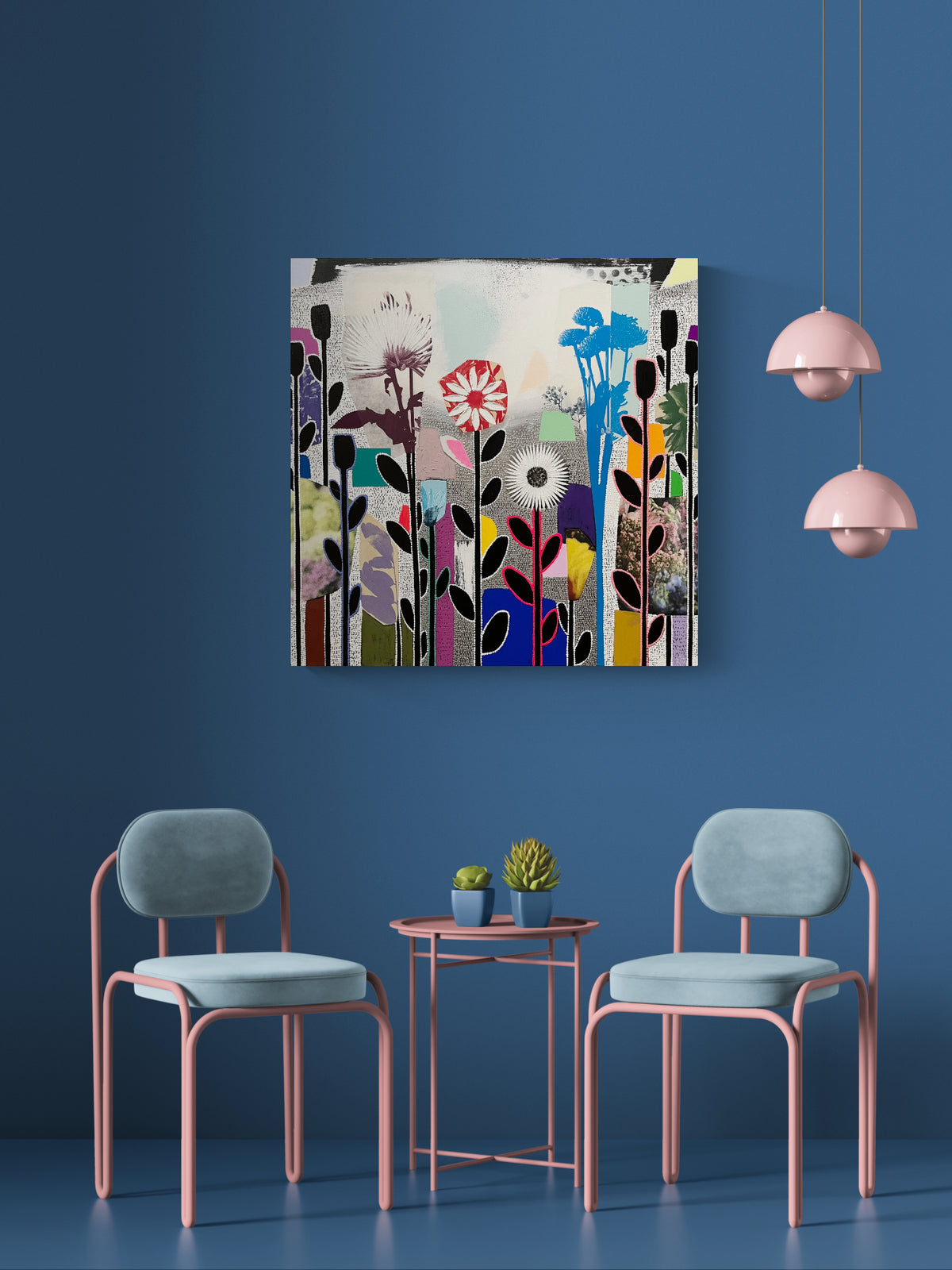 Dreamscape (blue flowers)
