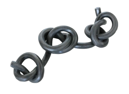 Chain Knot Series-Hammered Metallic