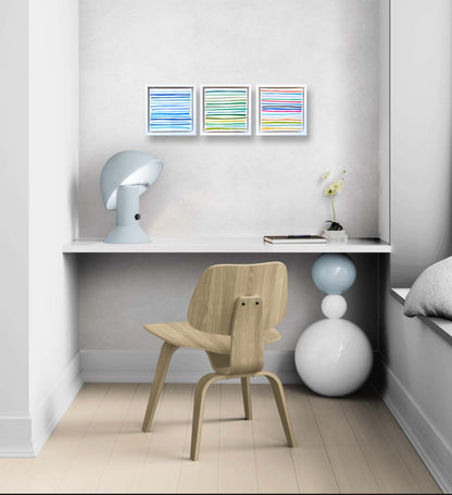 Chroma triptych 1 (SET OF 3, 7"x7" EACH)