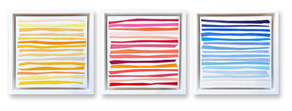 Chroma triptych 2 (SET OF 3, 7"x7" EACH)