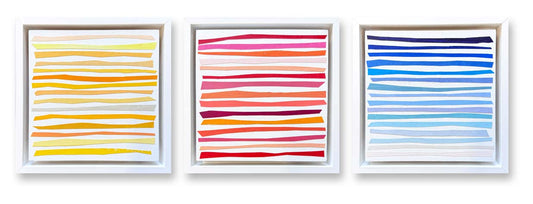 Chroma triptych 2 (SET OF 3, 7"x7" EACH)
