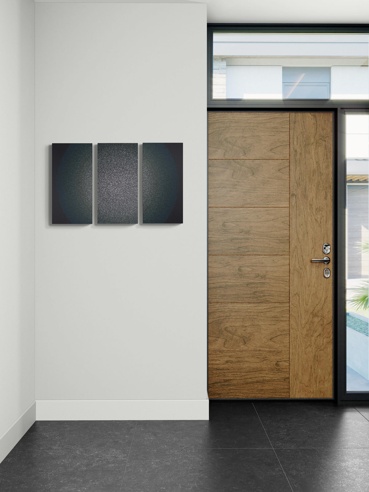 Continued Structure (Triptych, 24x12 each)