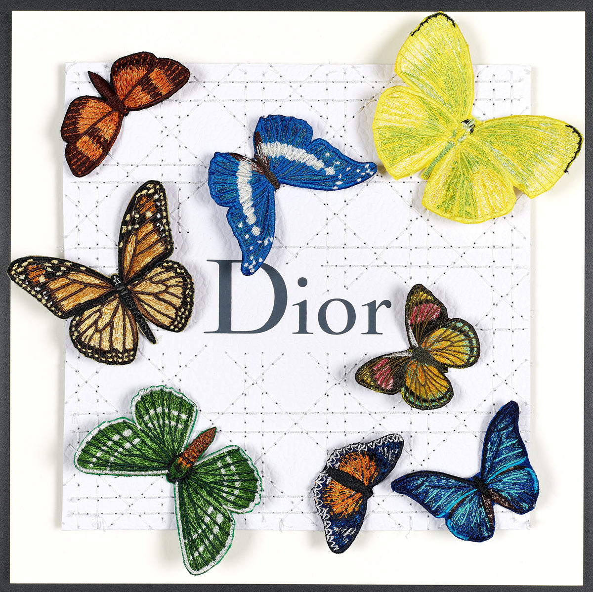Dior White Butterfly Swarm