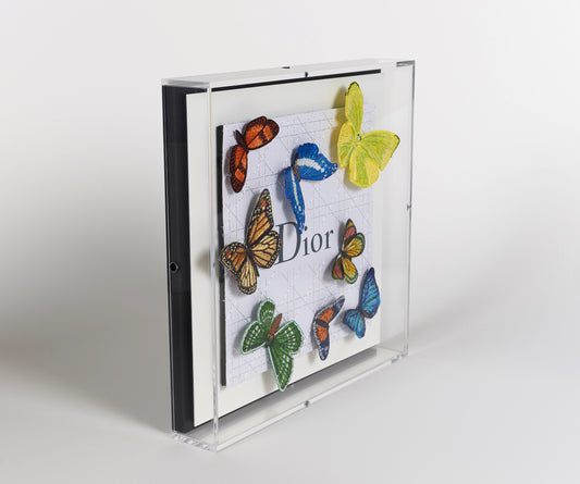 Dior White Butterfly Swarm