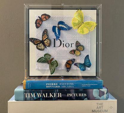Dior White Butterfly Swarm