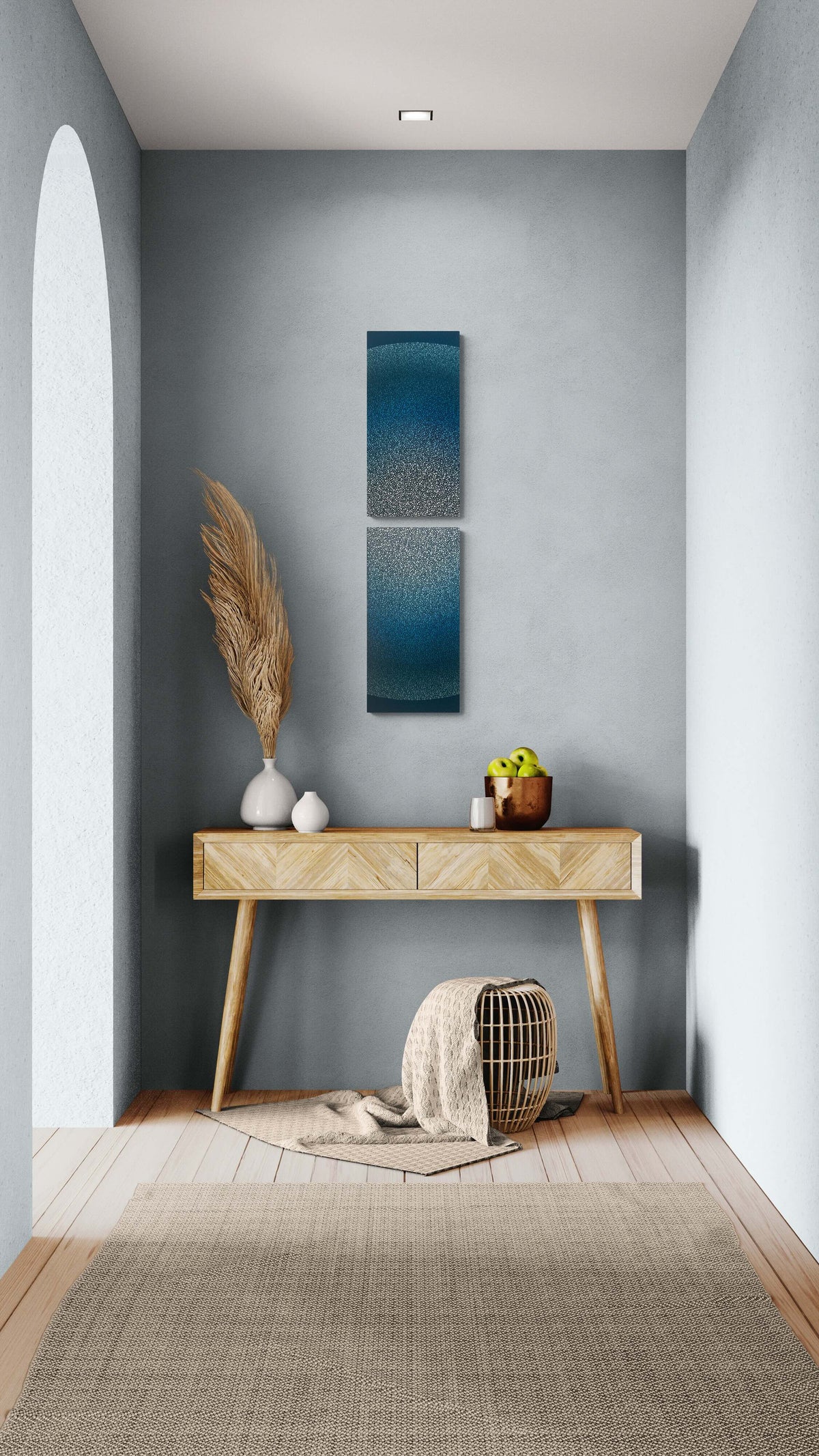 Enjoying Calm (Diptych, 24x12 each)