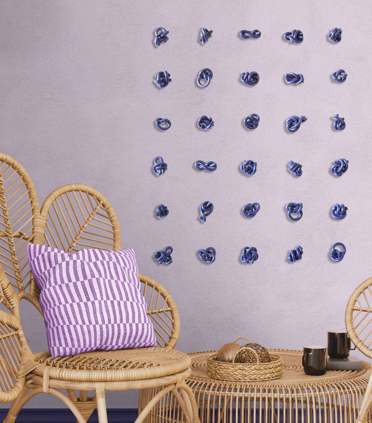 Knot Series: Lavender Shadows