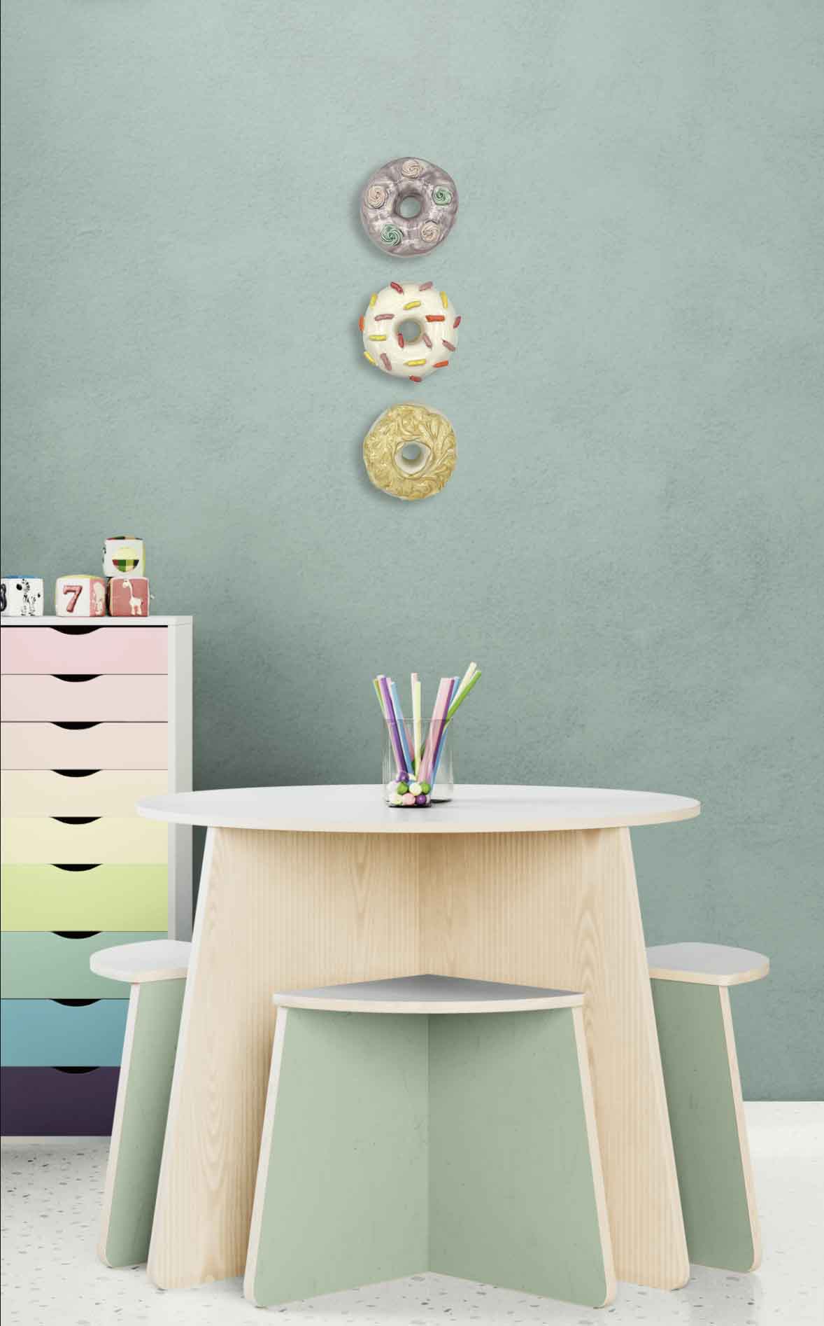 Carnival (Set of 3: 4" Round Each)