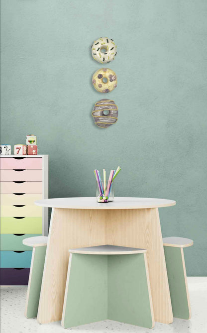 Meadow (Set of 3: 4" Round Each)