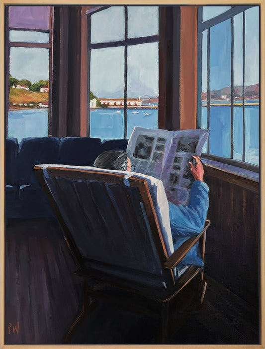 Morning Paper at the Dolphin Club