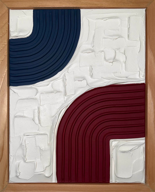 Navy Blue and Burgundy Arches