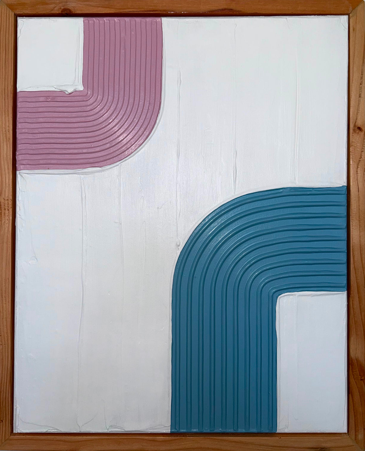 Pink and Baby Blue Arches