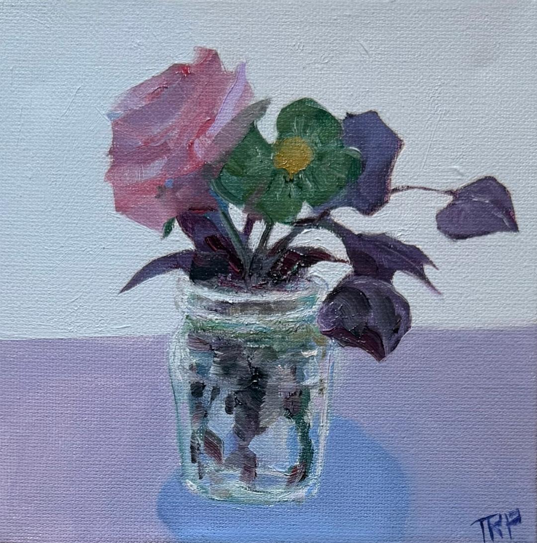Petite Floral Triptych 1 (Set of 3, 6"x6" EACH)