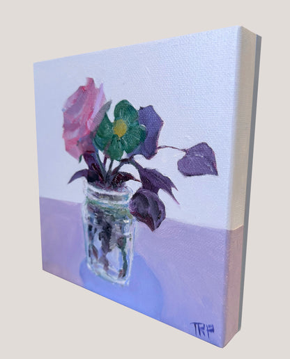Petite Floral Triptych 1 (Set of 3, 6"x6" EACH)