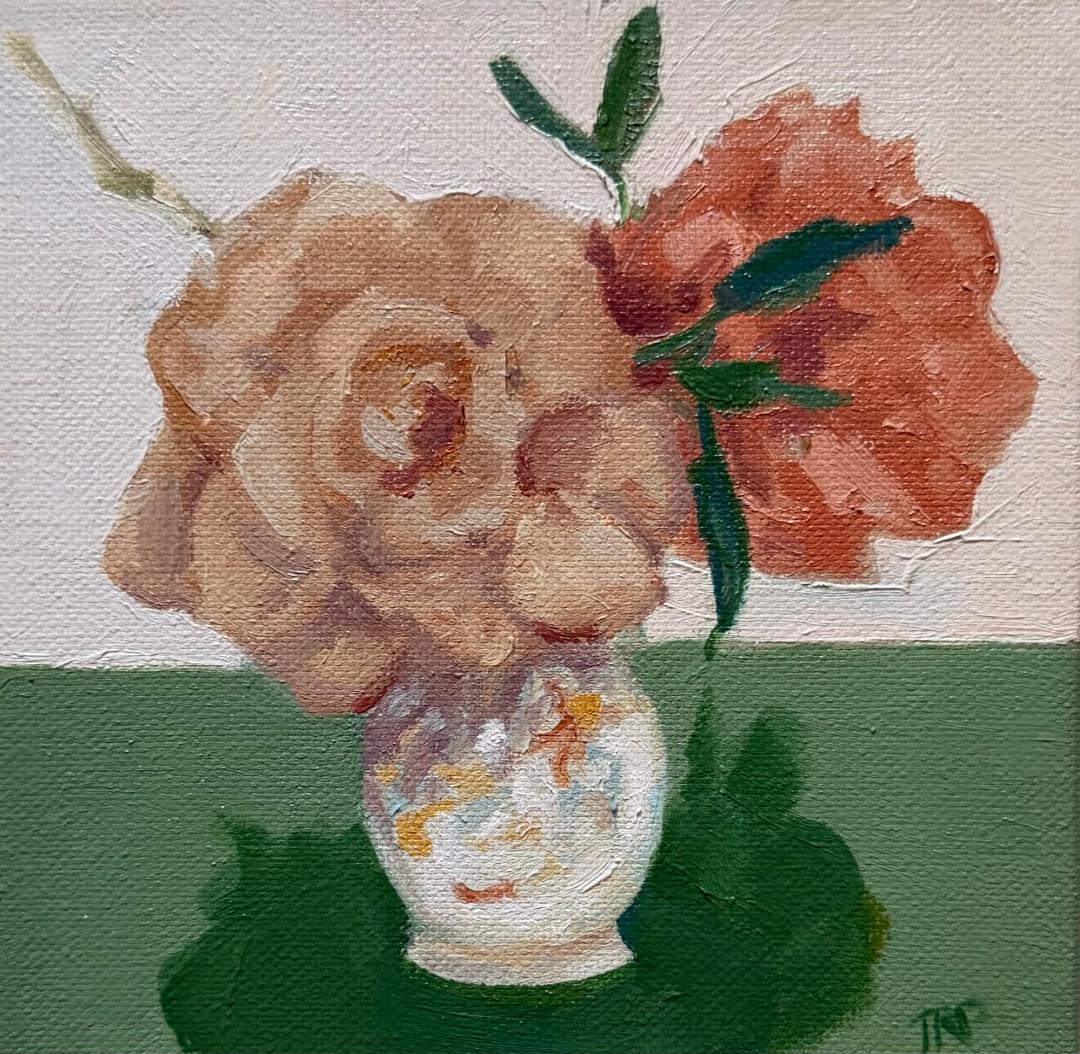 Petite Floral Triptych 1 (Set of 3, 6"x6" EACH)