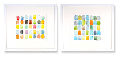 Set of 2, 15"x17" EACH: Color Theory Study and Euer Valley Study