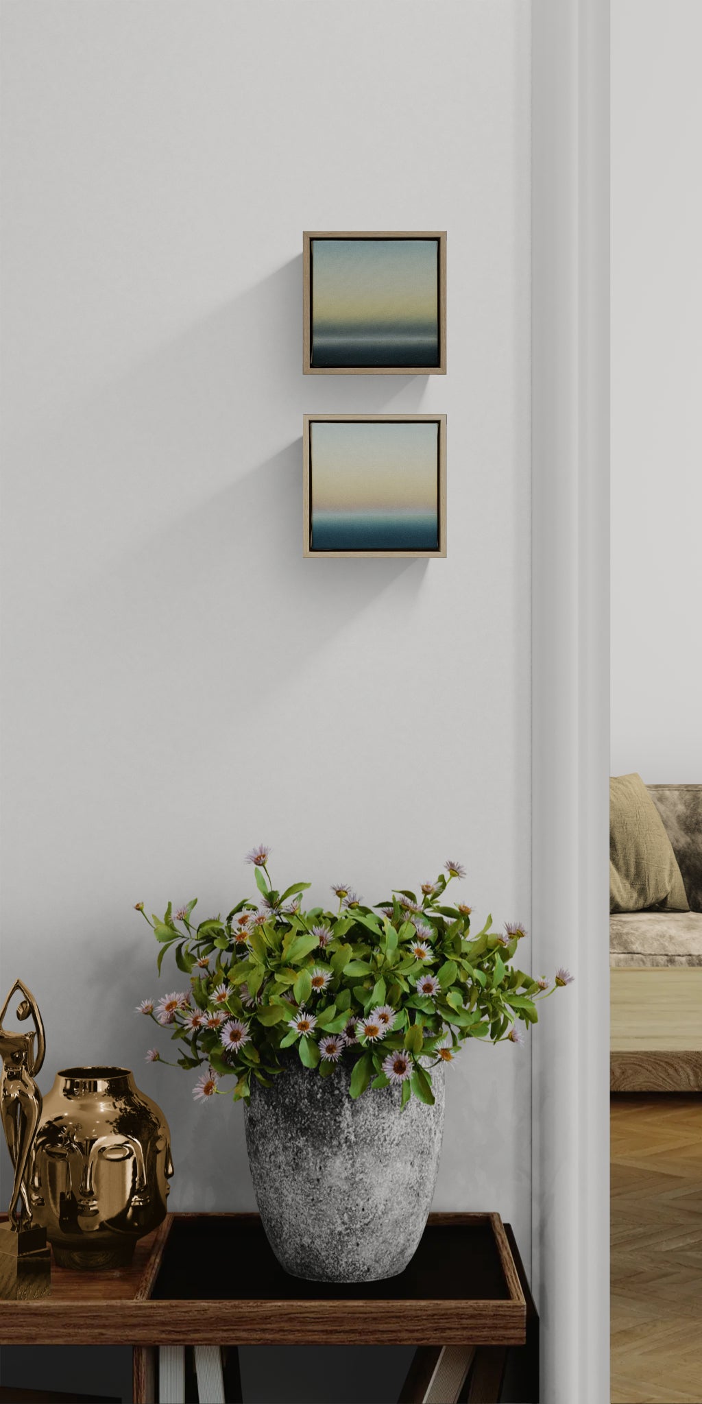 SET OF 2, 6x6 EACH: Peep Hole 1 and 3