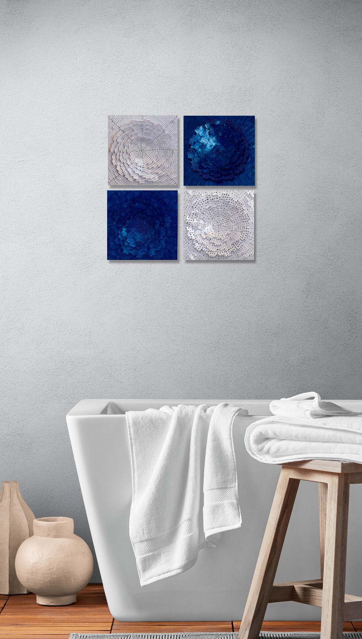 Set of 4, 10"x10" Each