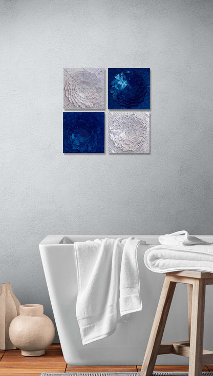 Set of 4, 10"x10" Each