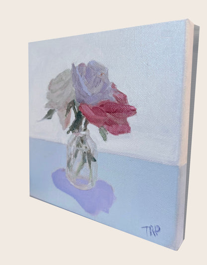 Petite Floral Triptych 4 (Set of 3, 6"x6" EACH)