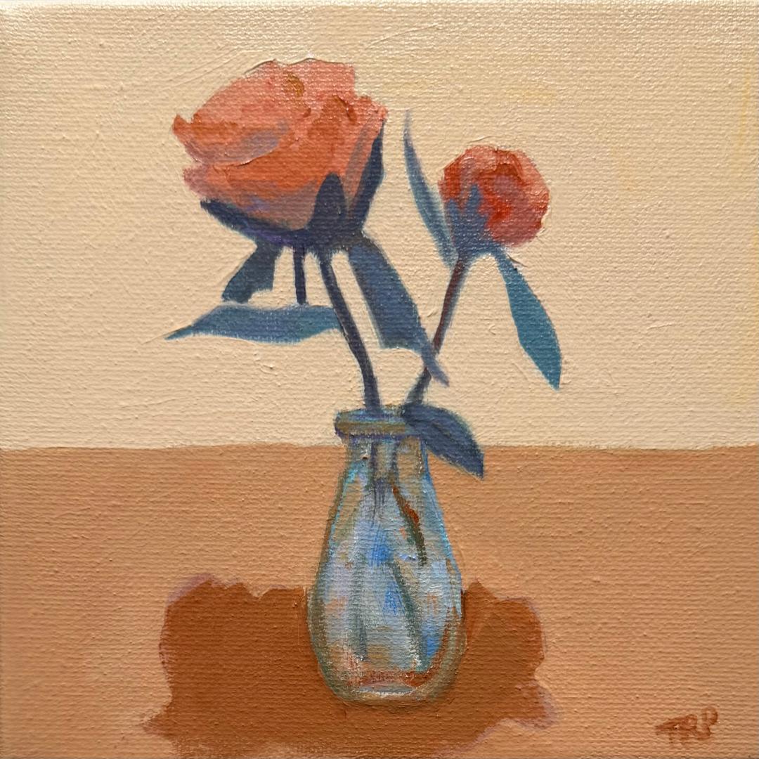 Petite Floral Triptych 2 (Set of 3, 6"x6" EACH)