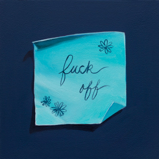 Pissy Post-Its (blue)