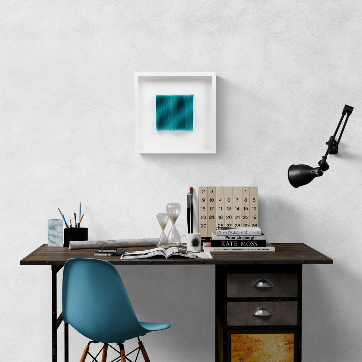 Waveform no.4 (wave A.1 - turquoise)