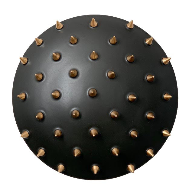 Set of 3 Black Spiked 12" Wall Tiles (12"x12" each)
