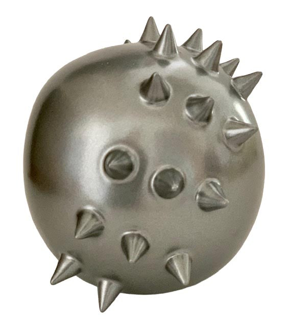Pewter Triple Spiked Sphere