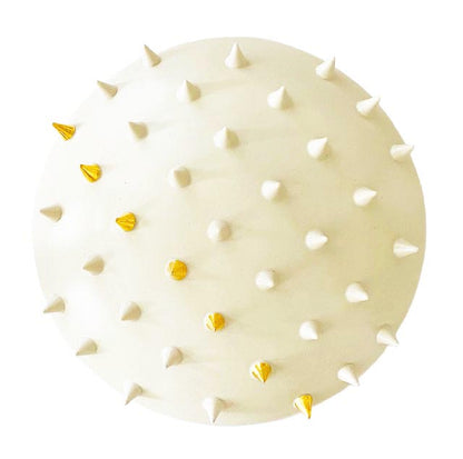 Set of 3 White Spiked 12" Wall Tiles (12"x12" each)