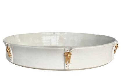 Zipper Tray - White