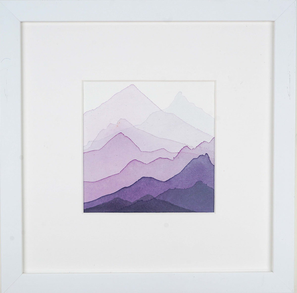 Set of 4, 11"x11" EACH: Mt. Williamson Eastern Sierra Study, High Sierra Study, Tahoe Crest Study, Qomolangma Study