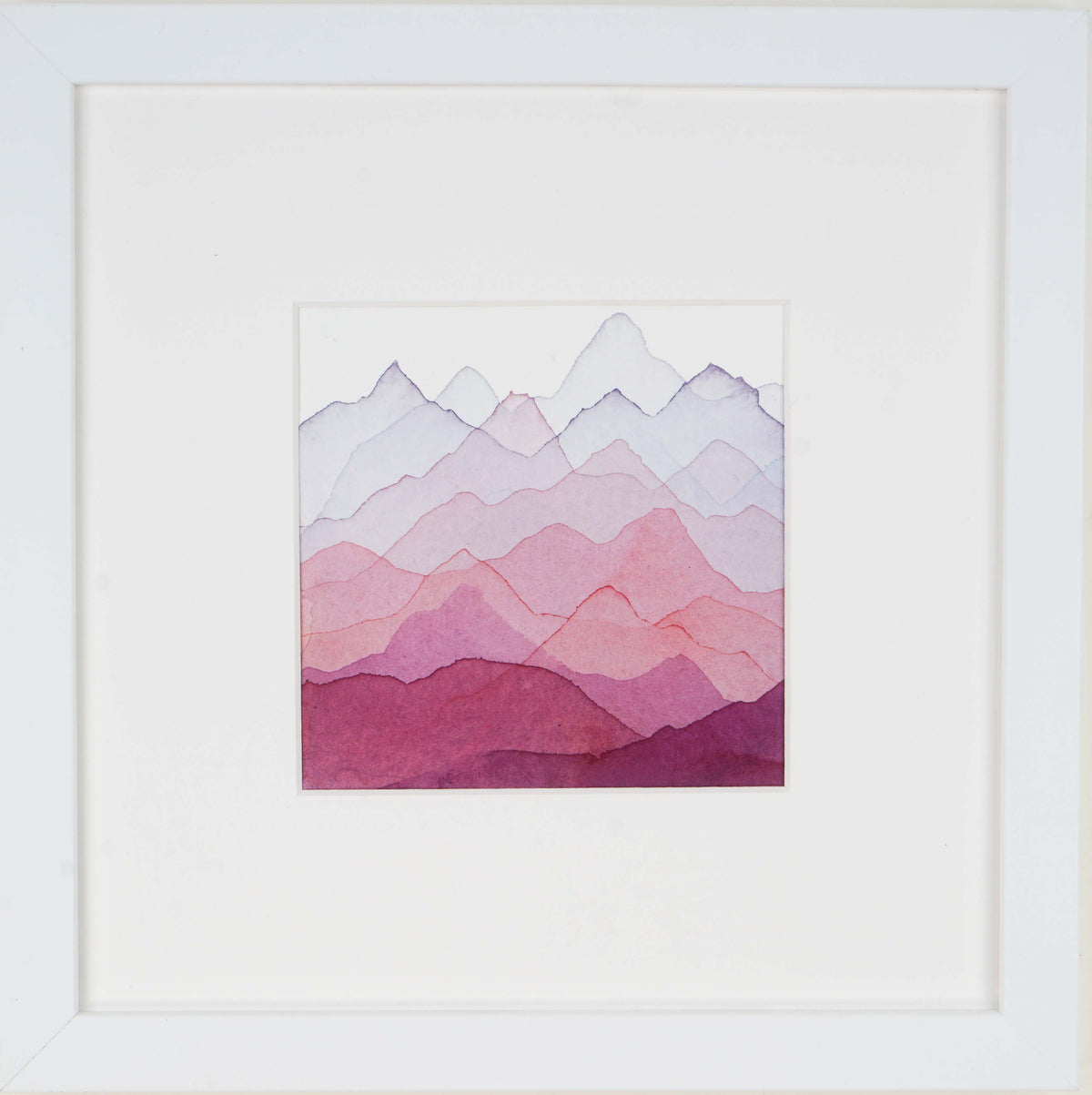 Set of 4, 11"x11" EACH: Mt. Williamson Eastern Sierra Study, High Sierra Study, Tahoe Crest Study, Qomolangma Study