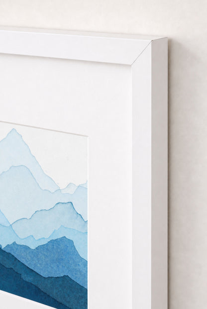 Set of 4, 11"x11" EACH: Mt. Williamson Eastern Sierra Study, High Sierra Study, Tahoe Crest Study, Qomolangma Study