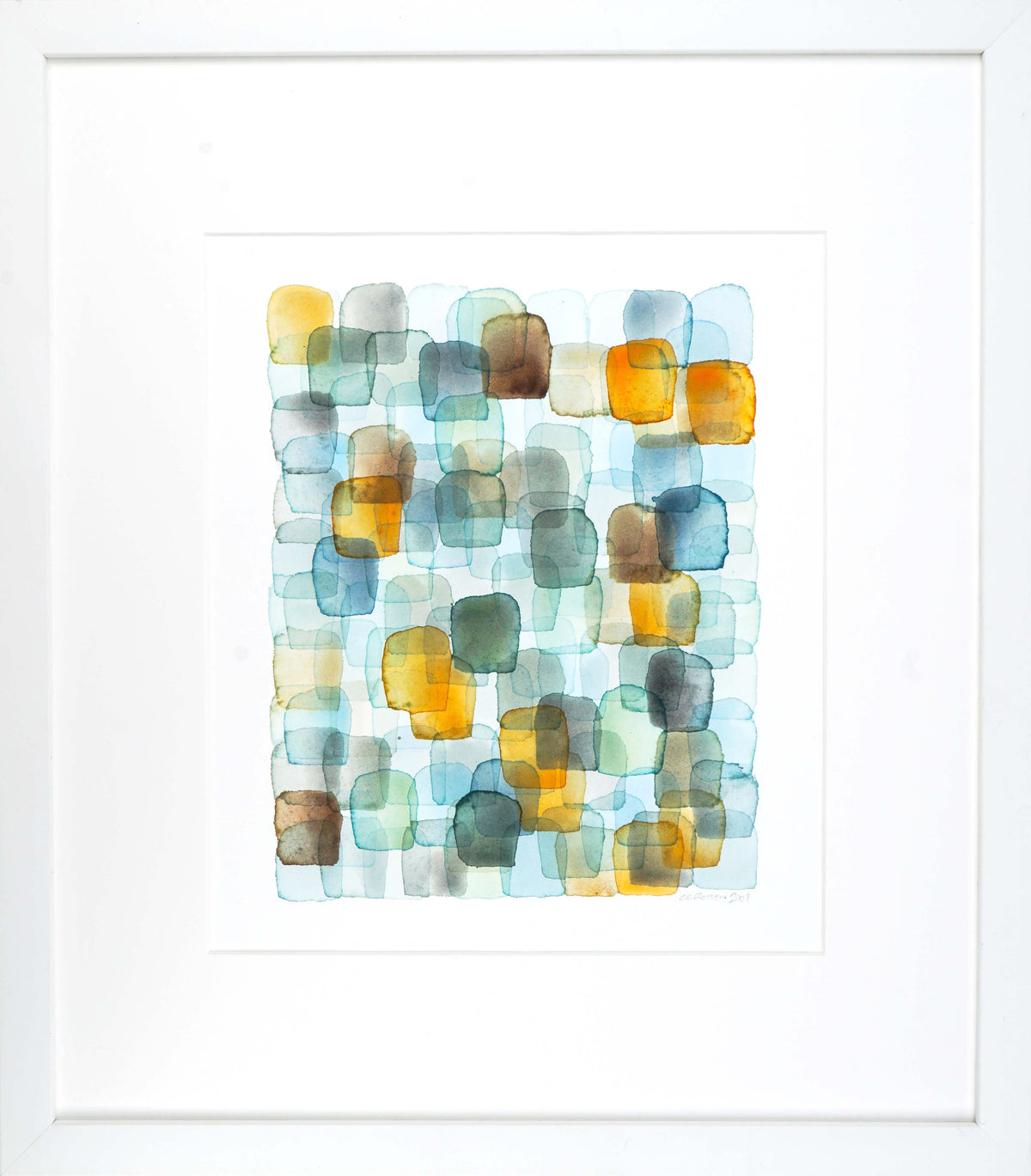 Set of 2, 17"x15" EACH: Carnelian Bay Study Lake Tahoe and Namotu Island Fiji Fall