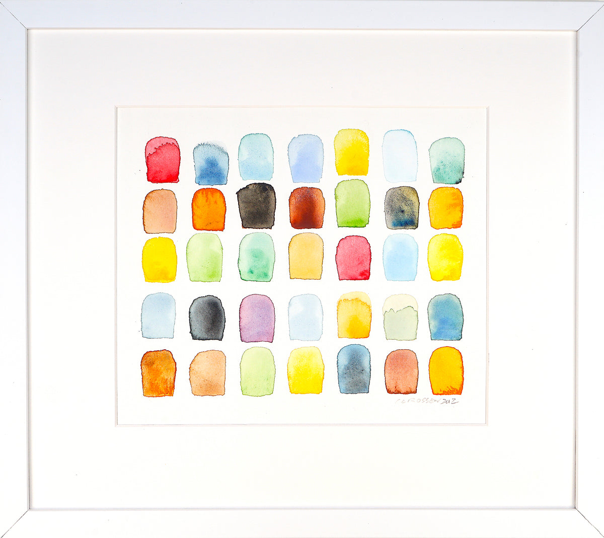 Set of 2, 15"x17" EACH: Color Theory Study and Euer Valley Study