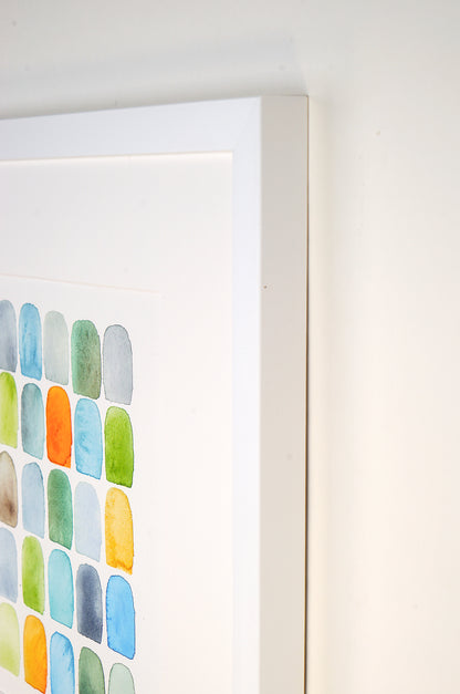 Set of 2, 15"x17" EACH: Color Theory Study and Euer Valley Study