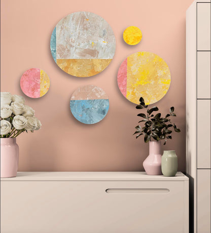 SET OF 5 ROUNDS: Mineral Botanical