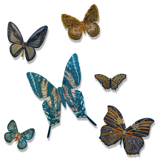 SET A: 6 - Piece Butterfly Wall Installation