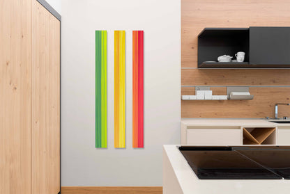 Set of 3 60"x6" 2-color pillars